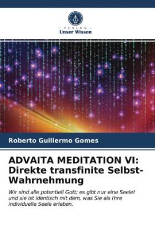 Knjiga Advaita Meditation VI Roberto Guillermo Gomes