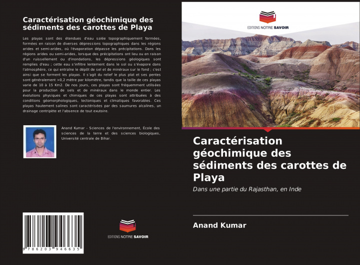 Kniha Caractérisation géochimique des sédiments des carottes de Playa 