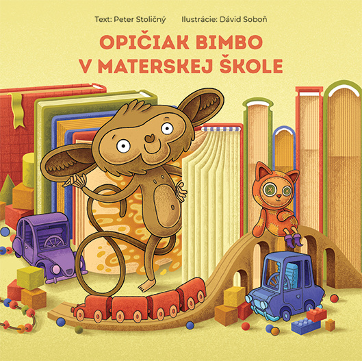 Kniha Opičiak Bimbo v materskej škole Peter Stoličný