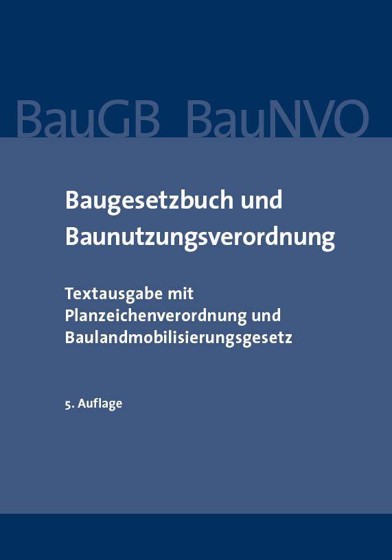 Kniha Baugesetzbuch und Baunutzungsverordnung 