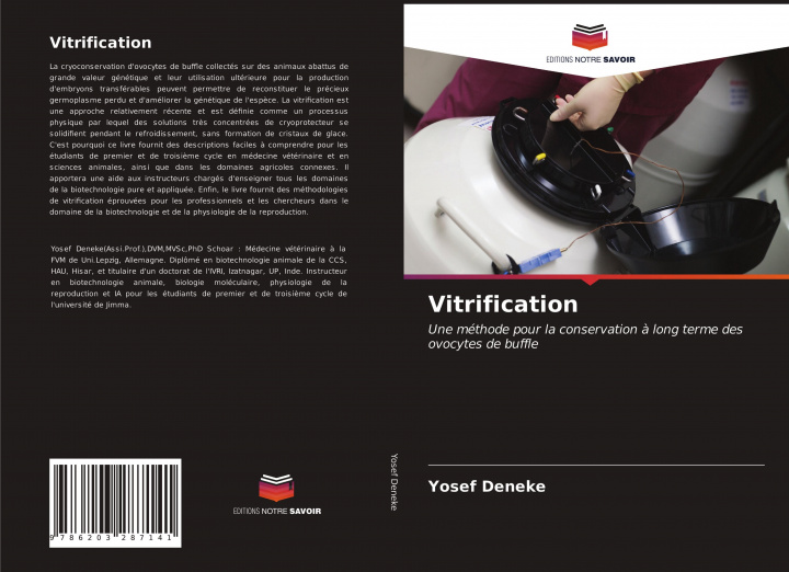 Knjiga Vitrification Yosef Deneke