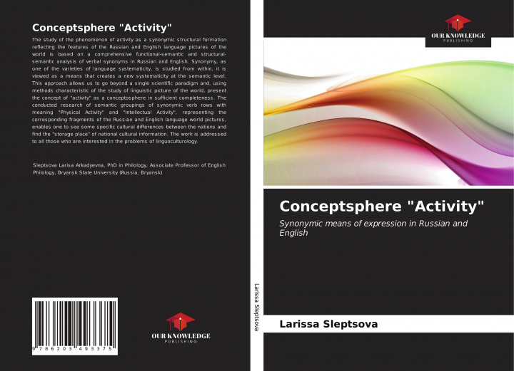 Knjiga Conceptsphere "Activity" Larissa Sleptsova