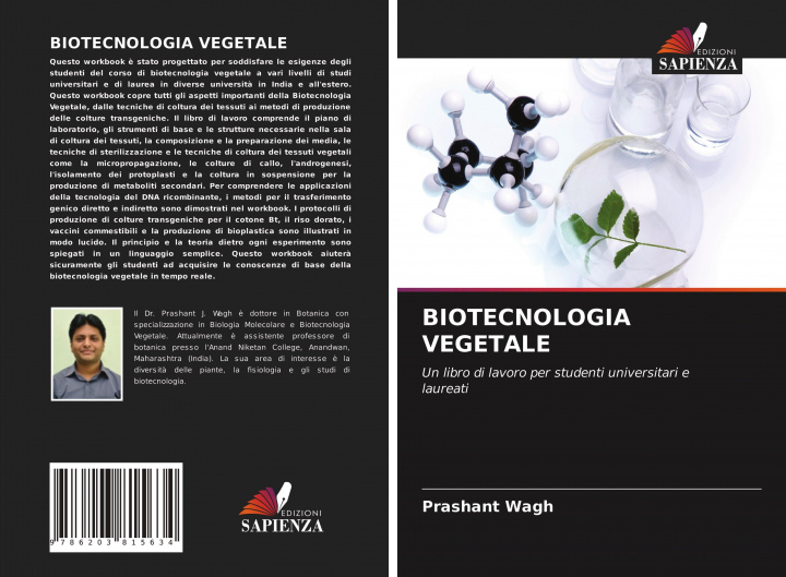 Carte BIOTECNOLOGIA VEGETALE Prashant Wagh