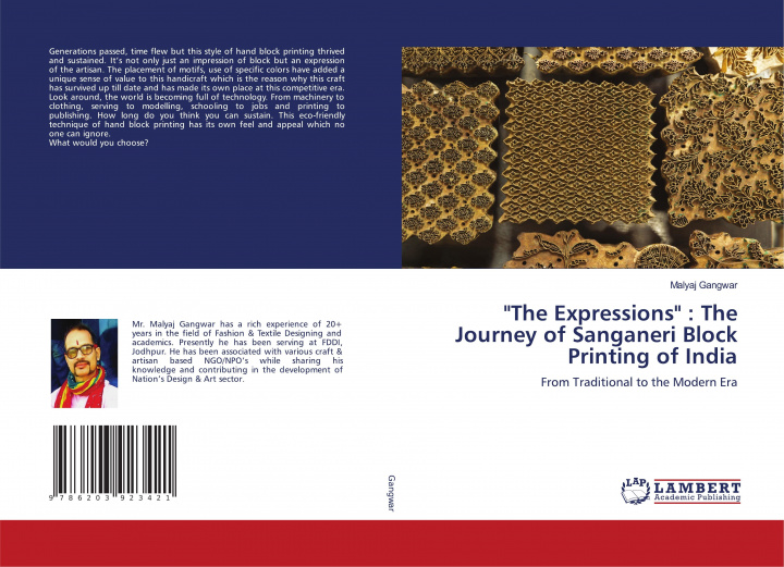 Kniha "The Expressions" : The Journey of Sanganeri Block Printing of India 