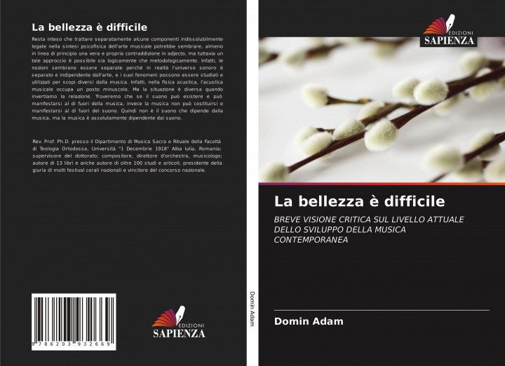 Knjiga La bellezza ? difficile Domin Adam