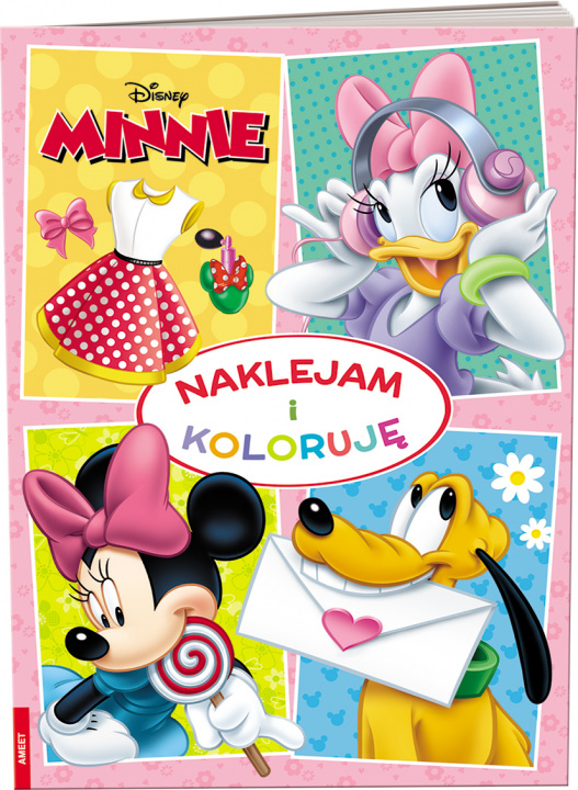 Könyv Minnie Naklejam i koloruję NAK-9107 Opracowania Zbiorowe