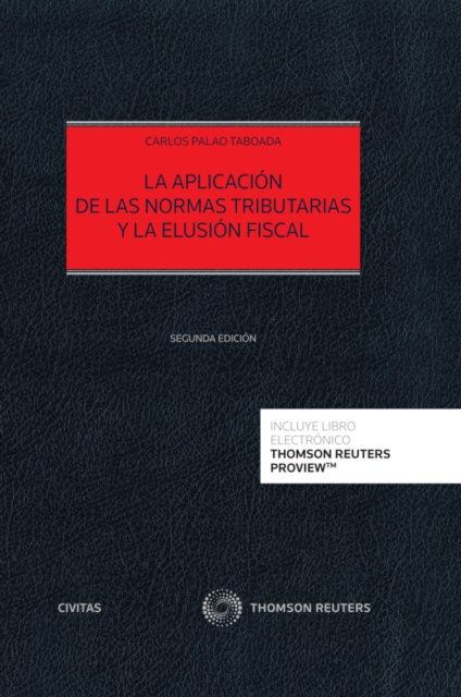 E-kniha La aplicacion de las normas tributarias y la elusion fiscal CARLOS PALAO TABOADA