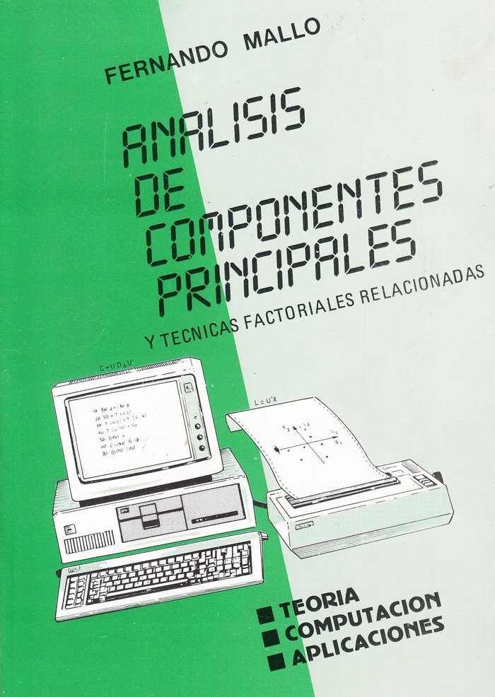 Kniha ANALISIS DE COMPONENTES PRINCIPALES Y TECNICAS FACTORIALES R MALLO FERNANDEZ