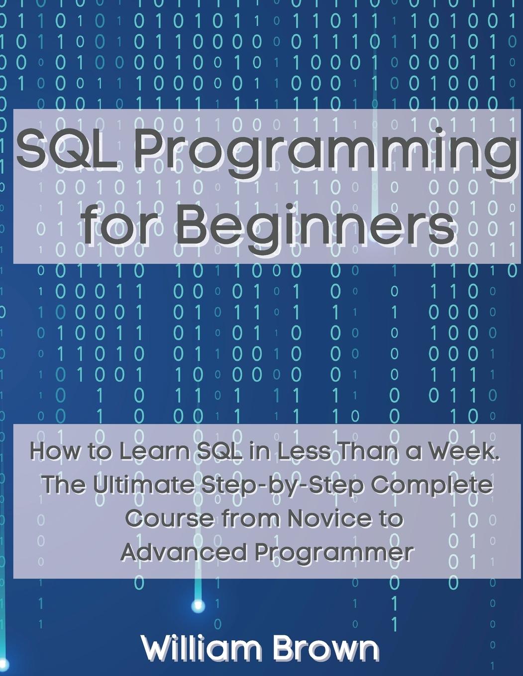 Knjiga SQL Data Analysis Programming for Beginners William Brown