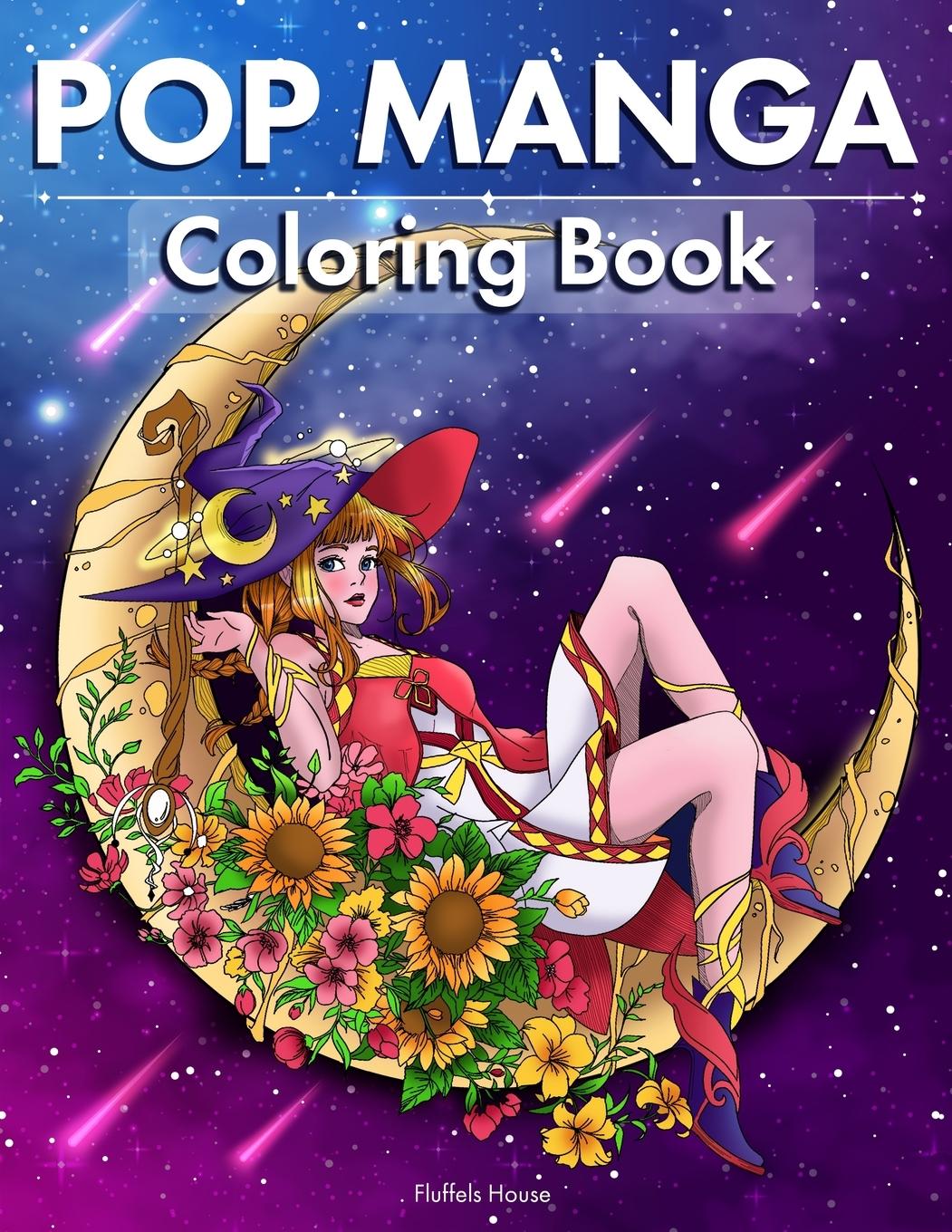 Carte Pop Manga Adult Coloring Book 
