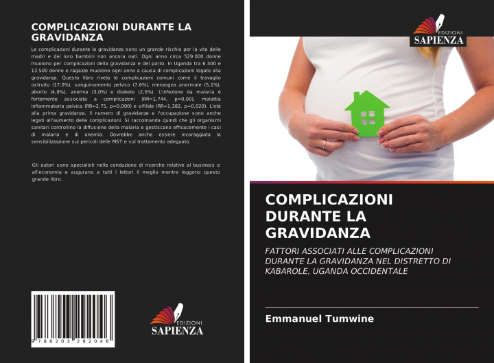 Knjiga COMPLICAZIONI DURANTE LA GRAVIDANZA Emmanuel Tumwine