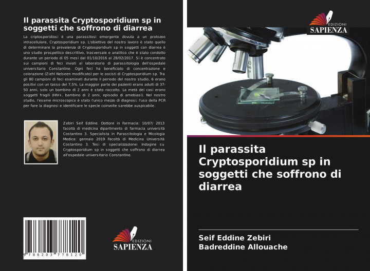 Book Il parassita Cryptosporidium sp in soggetti che soffrono di diarrea Badreddine Allouache