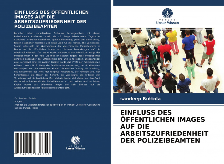 Książka EINFLUSS DES ÖFFENTLICHEN IMAGES AUF DIE ARBEITSZUFRIEDENHEIT DER POLIZEIBEAMTEN 