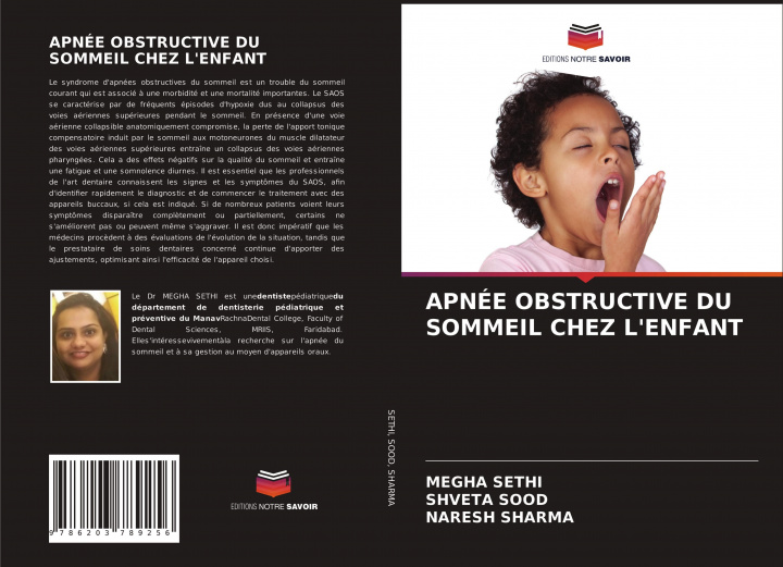 Knjiga APNÉE OBSTRUCTIVE DU SOMMEIL CHEZ L'ENFANT Shveta Sood