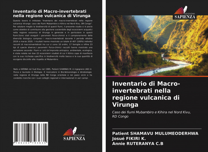 Könyv Inventario di Macro-invertebrati nella regione vulcanica di Virunga Josué Fikiri K.