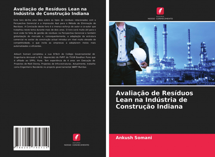 Buch Avaliaç?o de Resíduos Lean na Indústria de Construç?o Indiana Pravin Minde