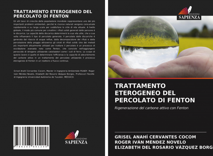 Könyv TRATTAMENTO ETEROGENEO DEL PERCOLATO DI FENTON Roger Iván Méndez Novelo