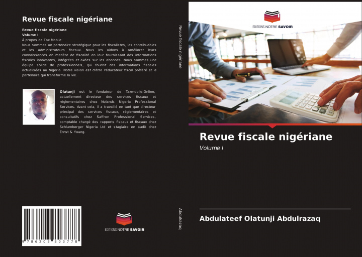 Knjiga Revue fiscale nigériane Abdulateef Olatunji Abdulrazaq