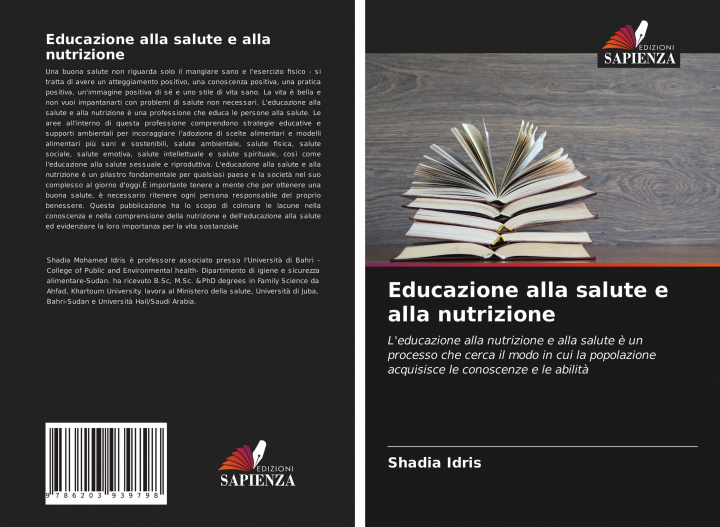 Knjiga Educazione alla salute e alla nutrizione Shadia Idris