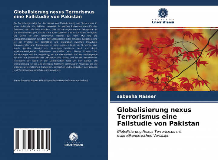 Книга Globalisierung nexus Terrorismus eine Fallstudie von Pakistan 