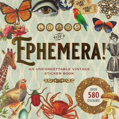 Книга Loads of Ephemera Sticker Book Peter Pauper Press Inc