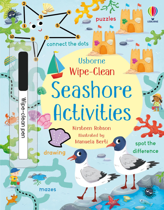 Book Wipe-Clean Seashore Activities KIRSTEEN ROBSON