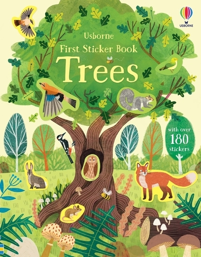 Kniha First Sticker Book Trees JANE BINGHAM