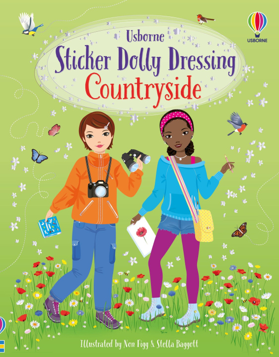 Książka Sticker Dolly Dressing Countryside Fiona Watt