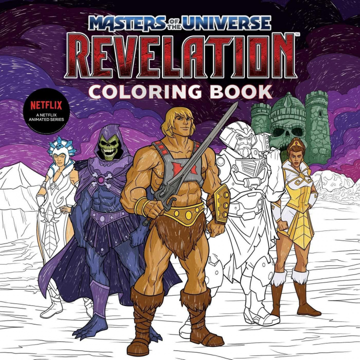 Книга Masters of the Universe: Revelation Official Coloring Book (Essential Gift for Fans) Diego Vaisberg