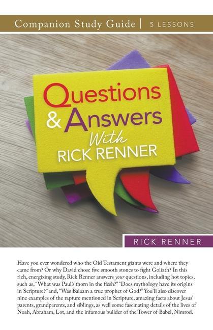 Knjiga Questions and Answers With Rick Renner Study Guide Rick Renner