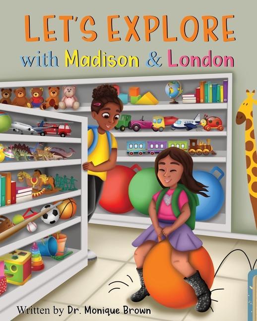 Carte Let's Explore with Madison and London Nifty Illustration