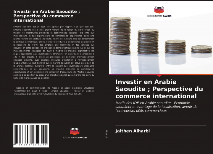 Könyv Investir en Arabie Saoudite; Perspective du commerce international 