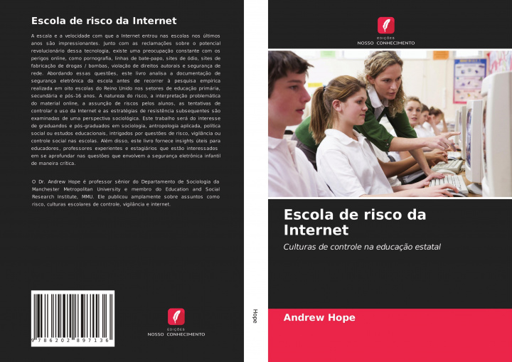 Książka Escola de risco da Internet ANDREW HOPE