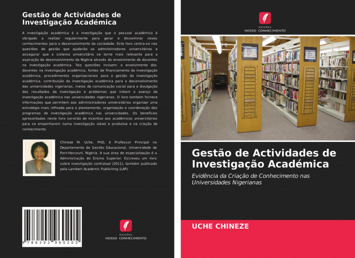 Kniha Gestao de Actividades de Investigacao Academica UCHE CHINEZE