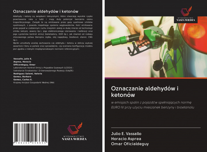Könyv Oznaczanie aldehydow i ketonow Horacio Asprea