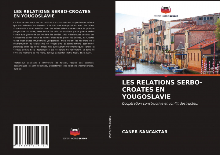Carte LES RELATIONS SERBO-CROATES EN YOUGOSLAVIE 