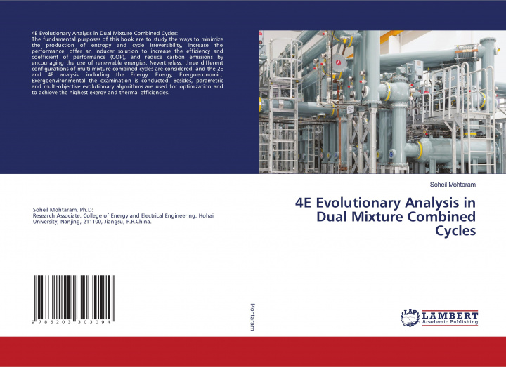 Kniha 4E Evolutionary Analysis in Dual Mixture Combined Cycles SOHEIL MOHTARAM