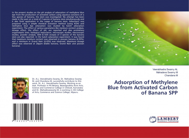 Carte Adsorption of Methylene Blue from Activated Carbon of Banana SPP VEERABHADRA SWAM AL