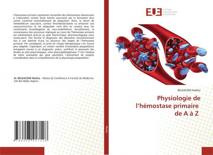 Knjiga Physiologie de l'hemostase primaire de A a Z BELKACEMI MALIKA
