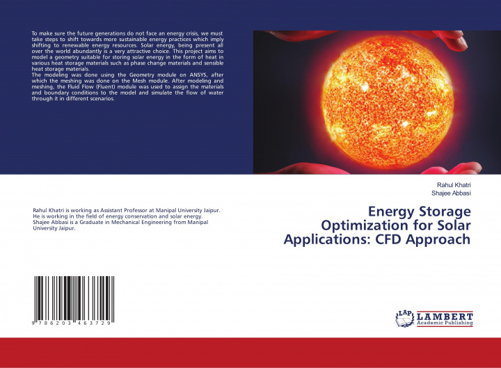 Livro Energy Storage Optimization for Solar Applications RAHUL KHATRI