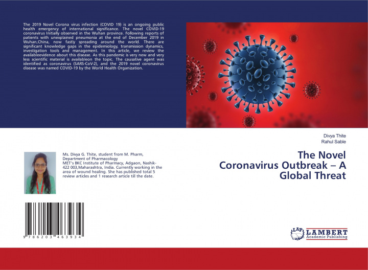 Книга Novel Coronavirus Outbreak - A Global Threat DIVYA THITE