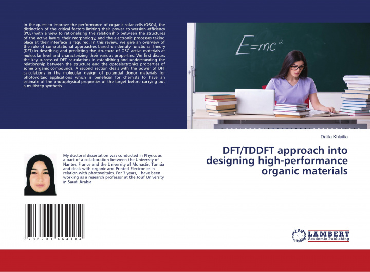 Kniha DFT/TDDFT approach into designing high-performance organic materials DALILA KHLAIFIA