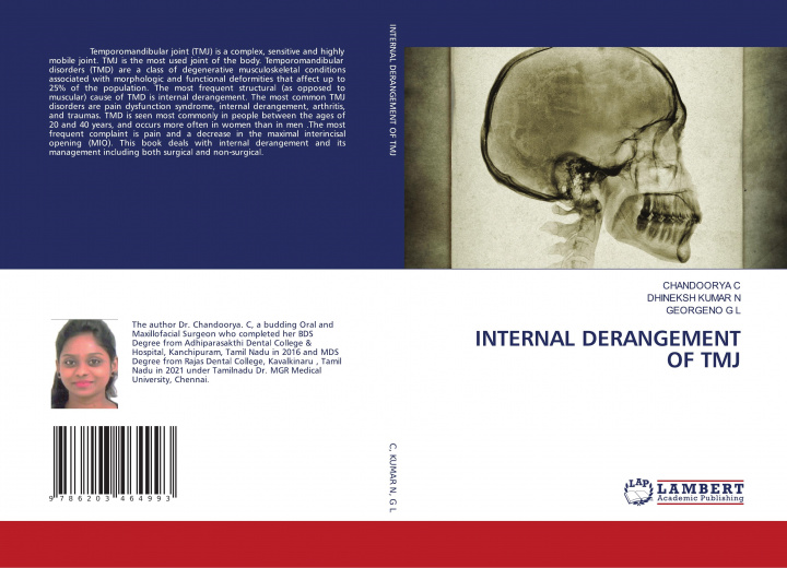 Könyv Internal Derangement of Tmj CHANDOORYA C