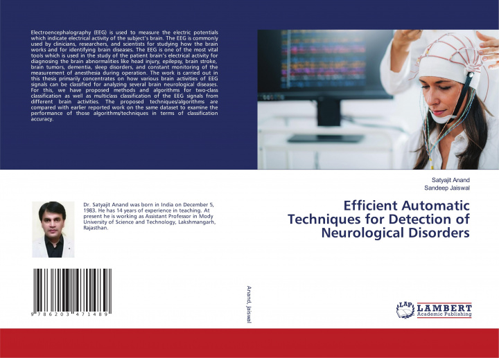Knjiga Efficient Automatic Techniques for Detection of Neurological Disorders SATYAJIT ANAND