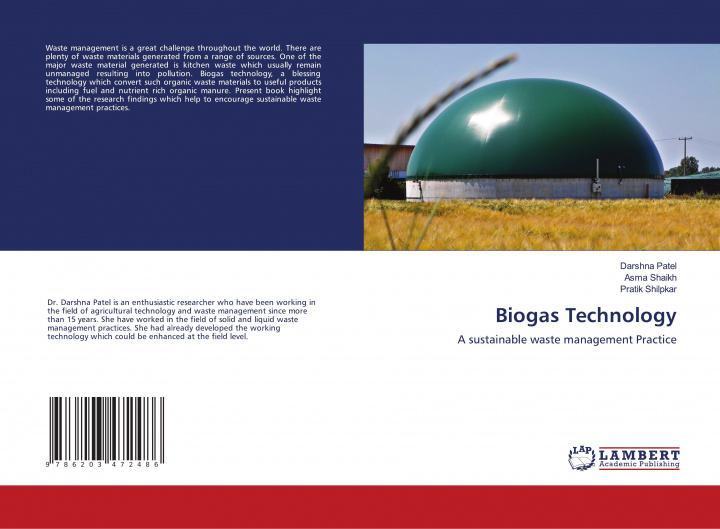 Książka Biogas Technology DARSHNA PATEL