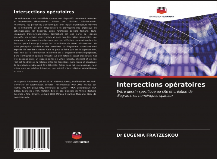 Knjiga Intersections operatoires Dr EUGENIA FRATZESKOU
