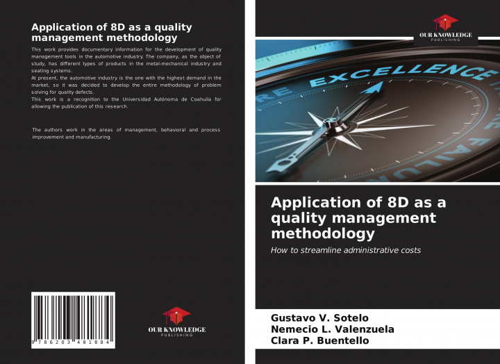 Book Application of 8D as a quality management methodology Nemecio L. Valenzuela