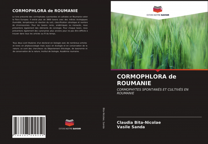 Kniha CORMOPHLORA de ROUMANIE Vasile Sanda