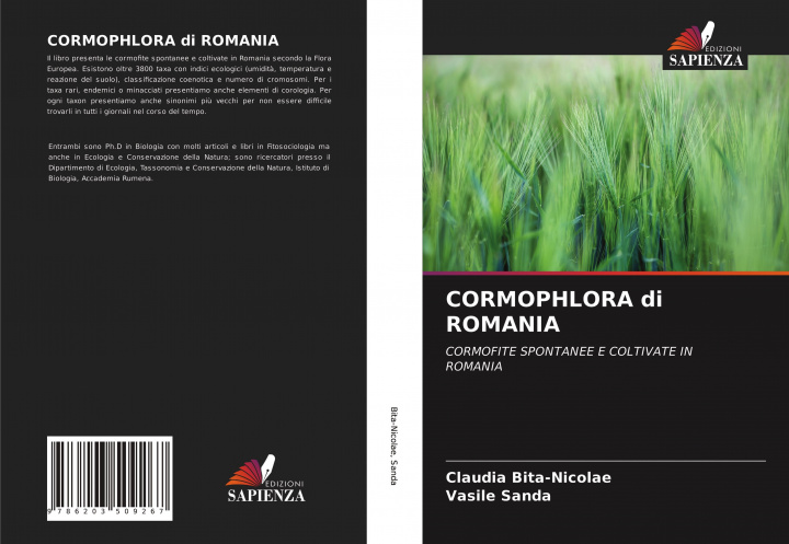 Carte CORMOPHLORA di ROMANIA Vasile Sanda