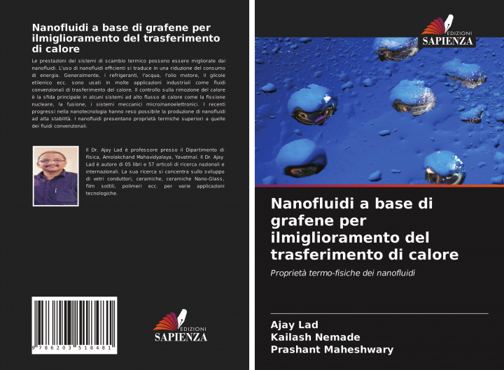 Könyv Nanofluidi a base di grafene per ilmiglioramento del trasferimento di calore Kailash Nemade
